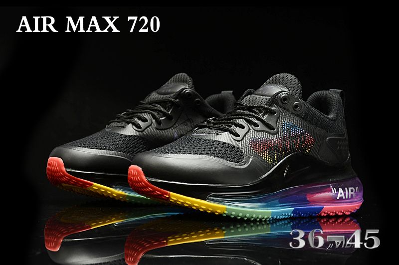 2020 Nike Air Max 720 Black Rainbow Shoes